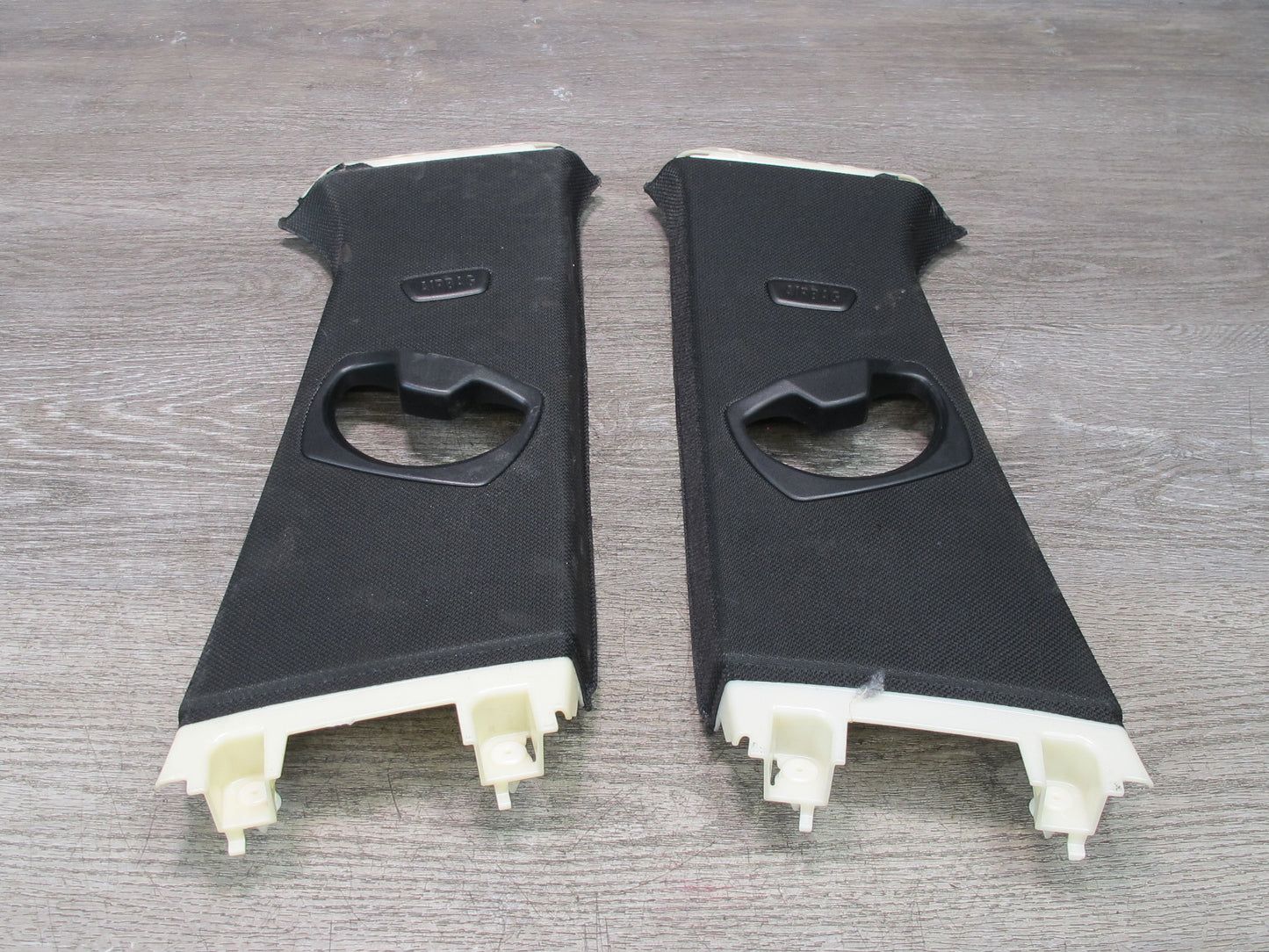 12-16 BMW F30 Sedan Set of 2 Left & Right Upper B Pillar Trim Cover Panel OEM