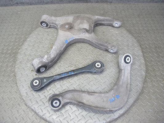 10-16 Audi B8 A4 S4 AWD Set of 3 Rear Left Upper & Lower Control Arm OEM