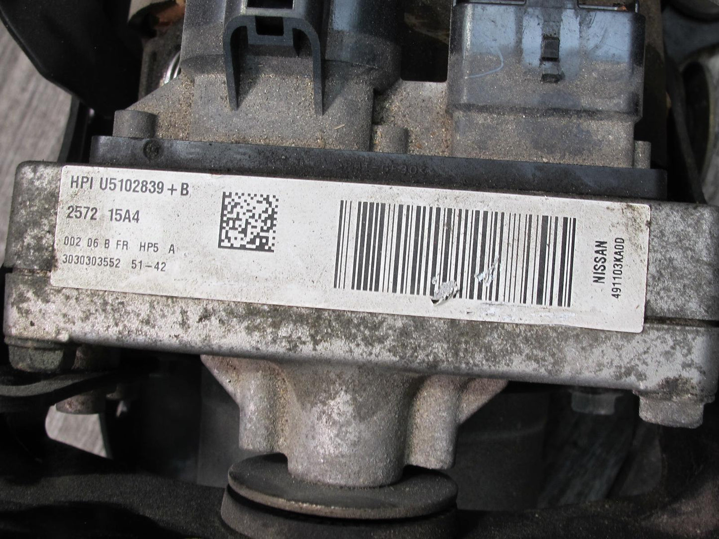 2014-2015 Infiniti QX60 2.5L Hybrid Power Steering Pump Motor Assy 491103KA0D