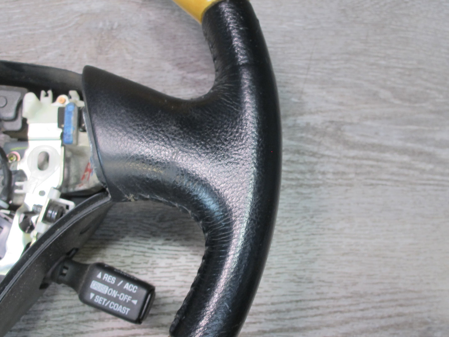 02-06 Lexus Z40 SC430 Leather Wood Steering w Radio & Cruise Control Switch OEM