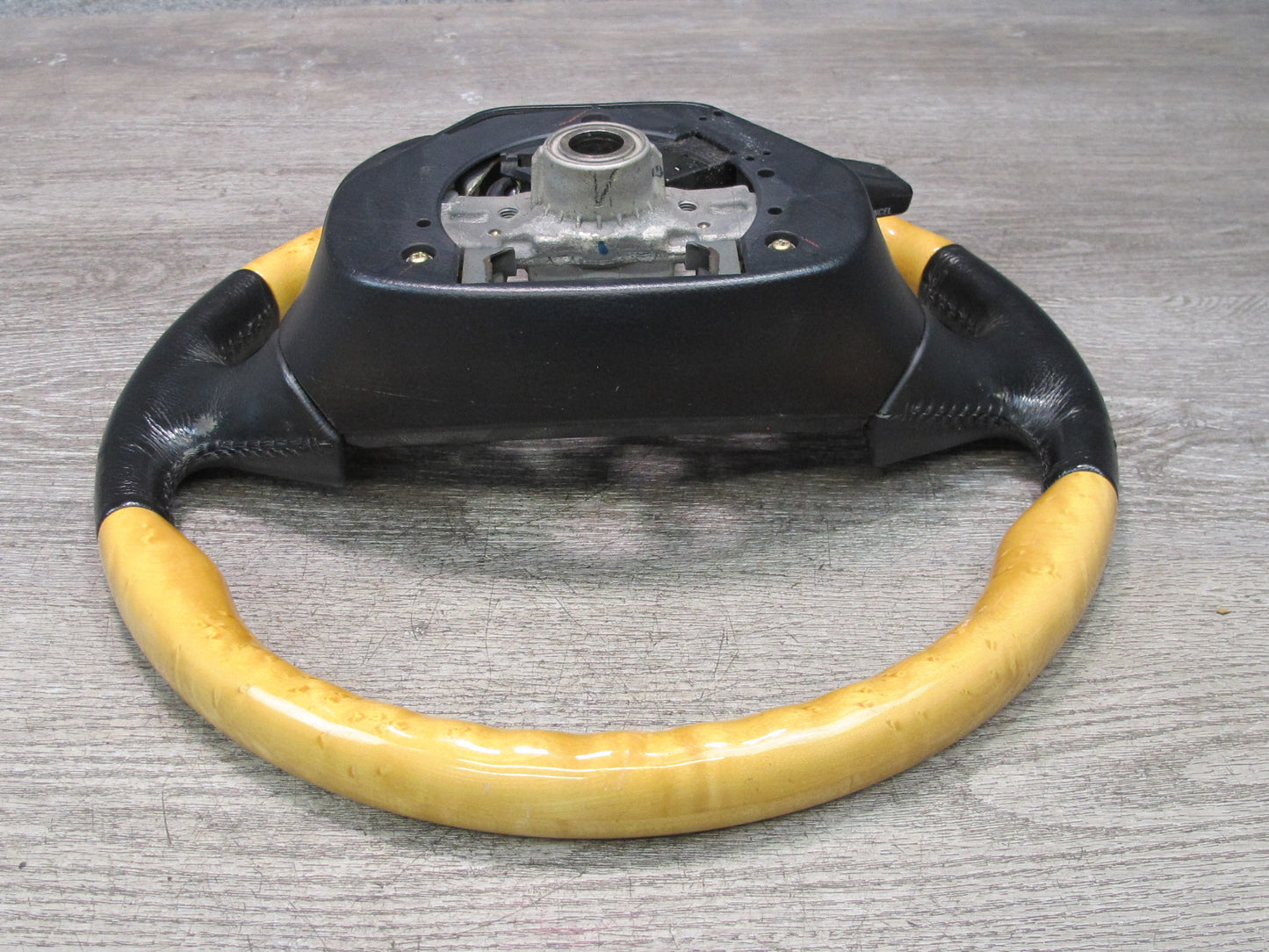02-06 Lexus Z40 SC430 Leather Wood Steering w Radio & Cruise Control Switch OEM