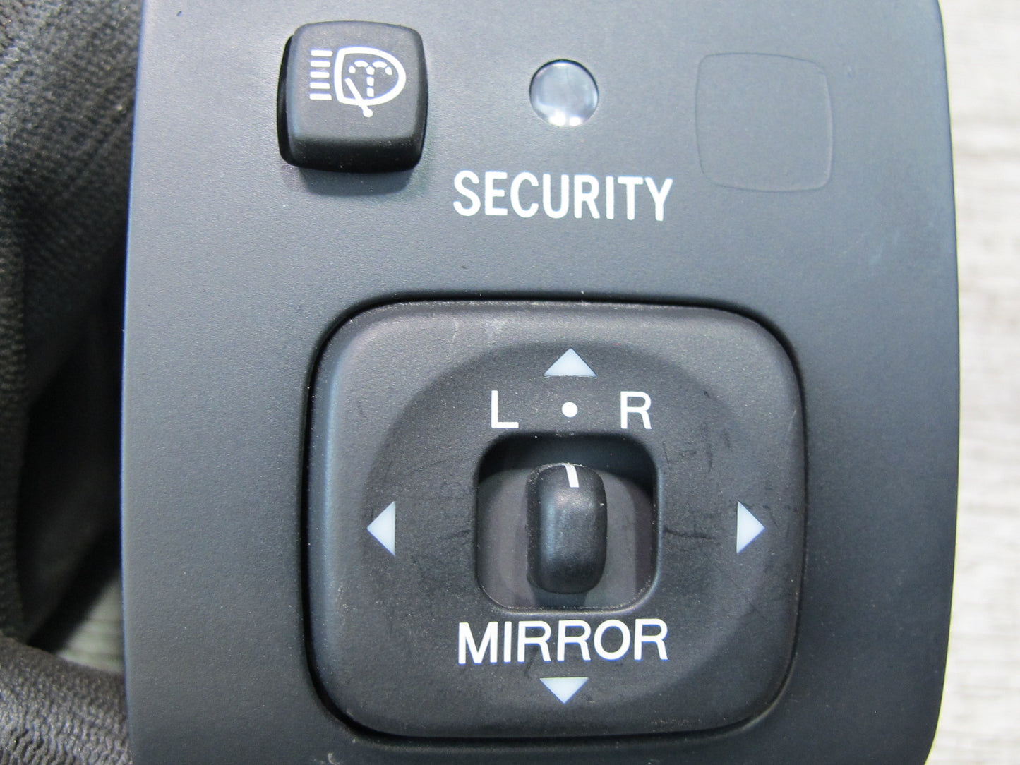 02-10 Lexus Z40 SC430 Mirror Switch & Headlight Washer Switch w Trim Black OEM