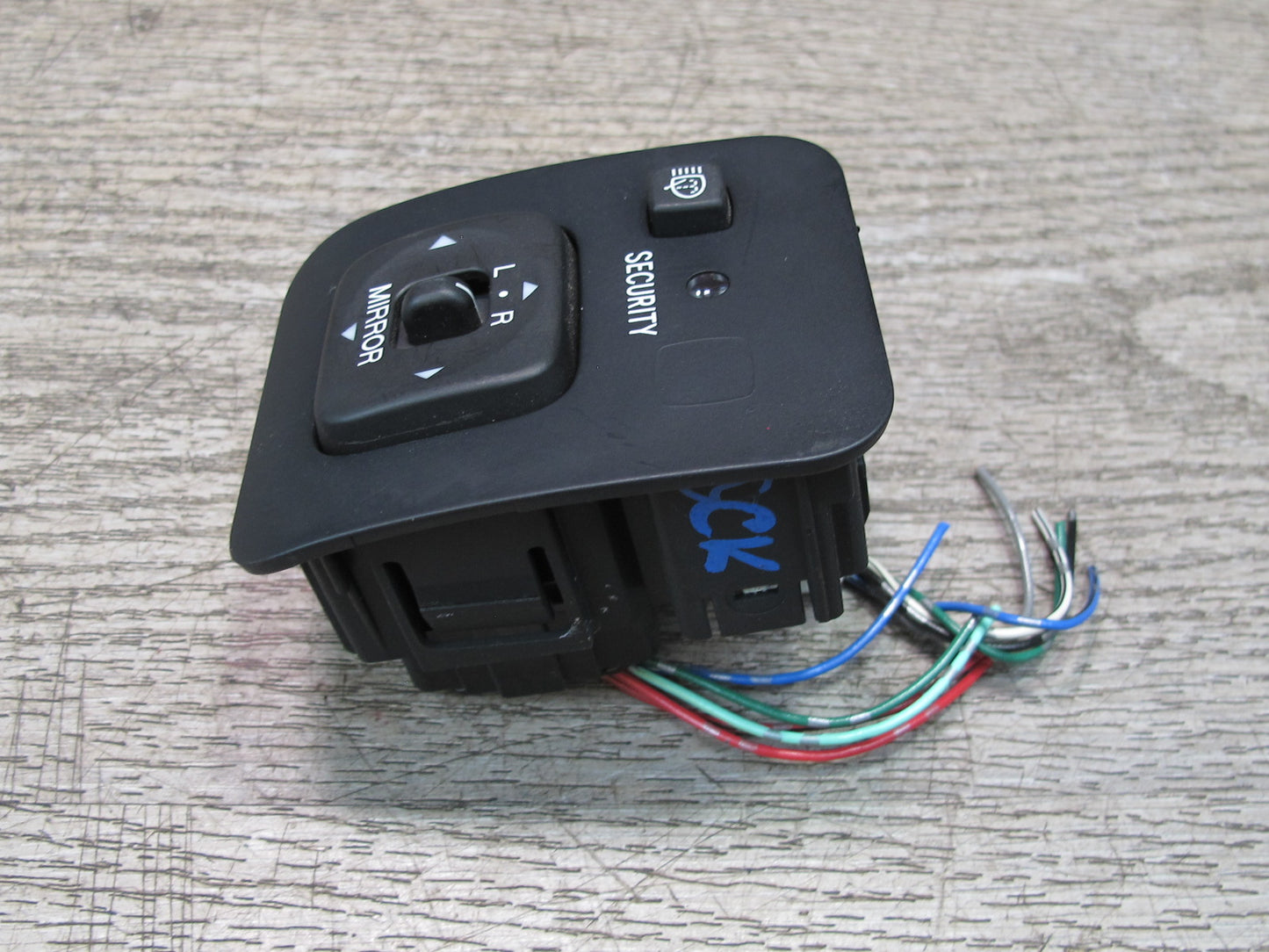 02-10 Lexus Z40 SC430 Mirror Switch & Headlight Washer Switch w Trim Black OEM