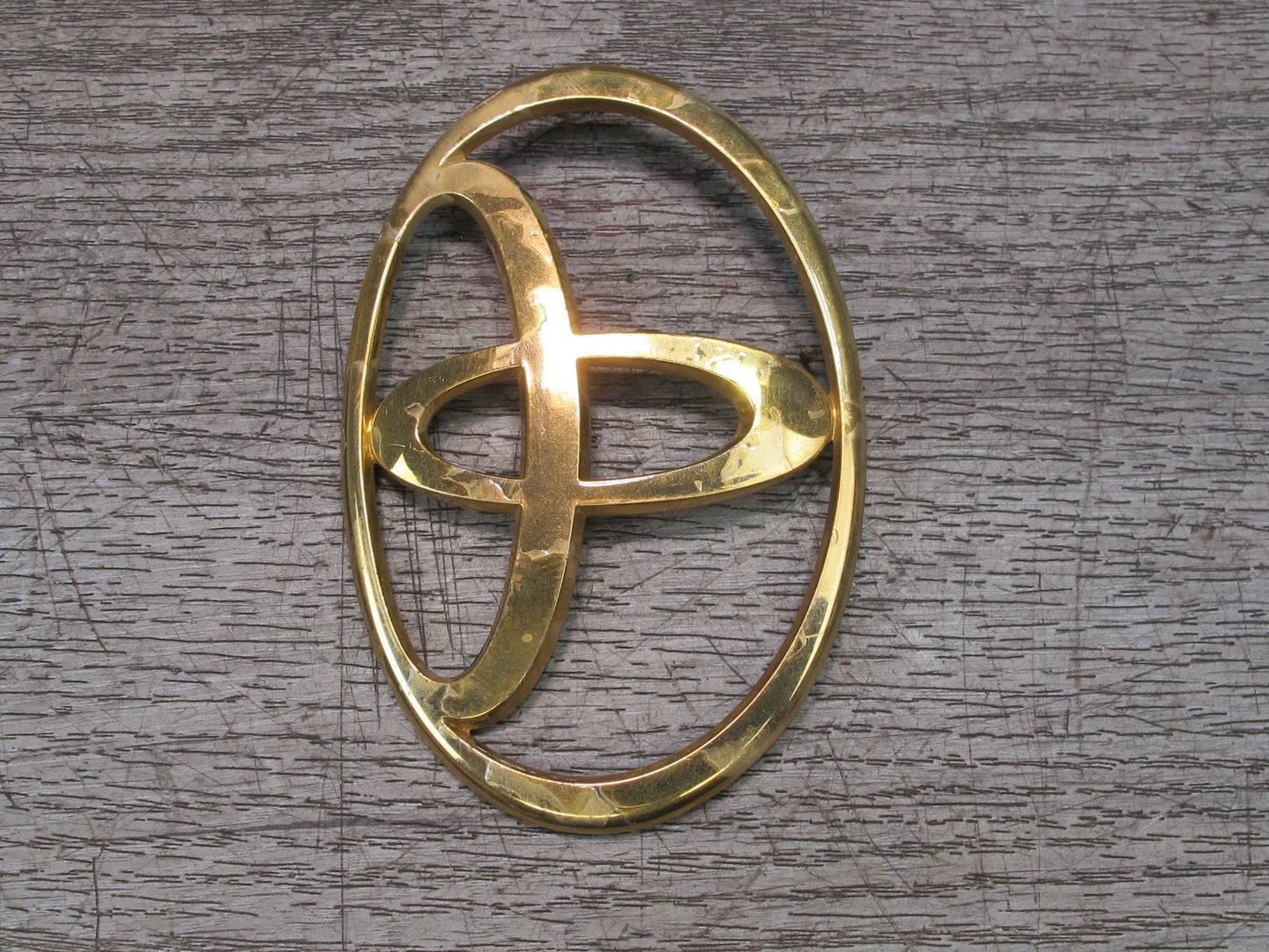 95-00 Toyota Celsior Rear Trunk Lid Badge Emblem Logo Symbol Set Gold OEM