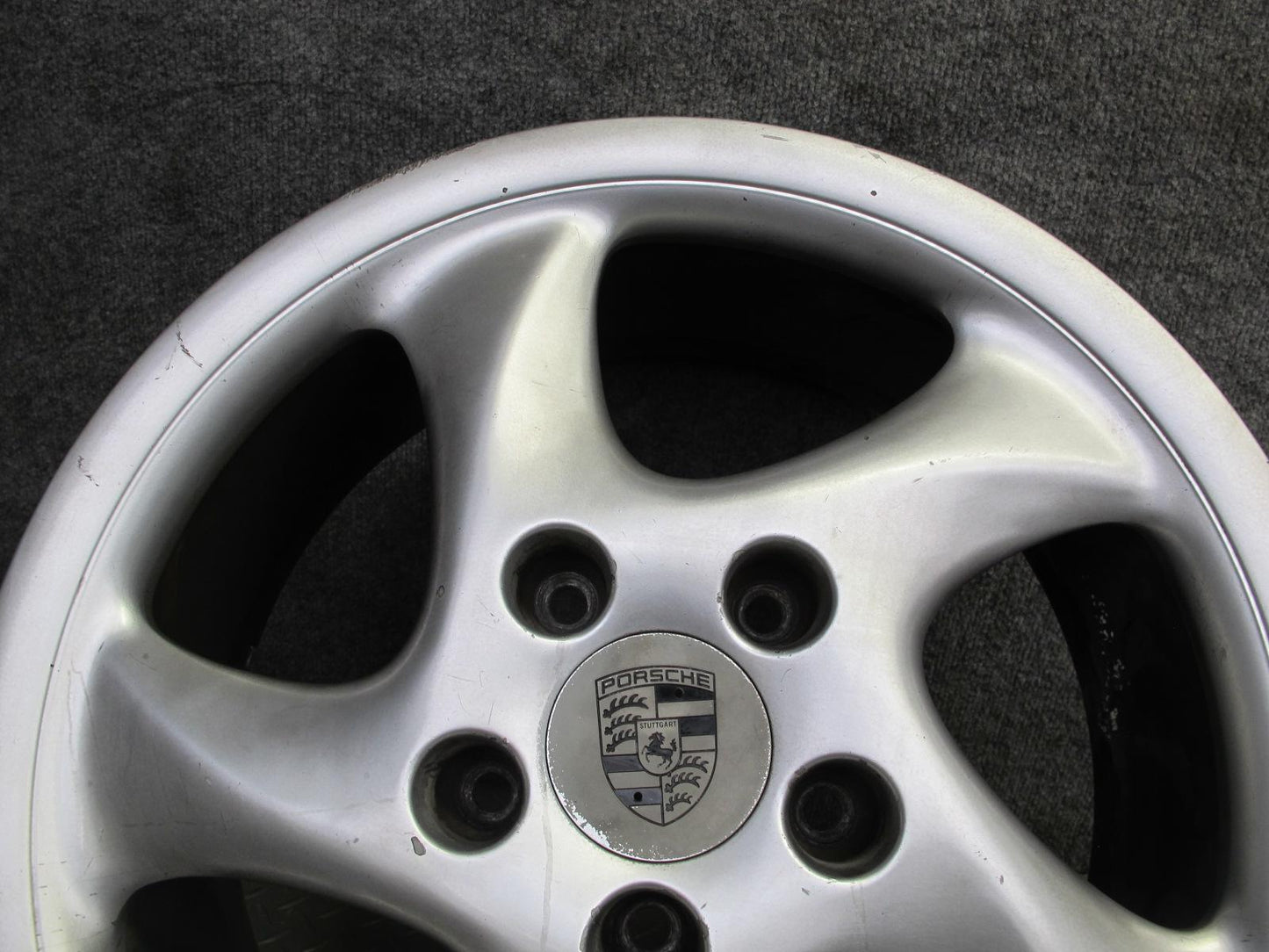 99-05 Porsche 911 Carrera 996 Factory R18" Alloy 5 Spoke Wheel Rim 18x7.5J ET50