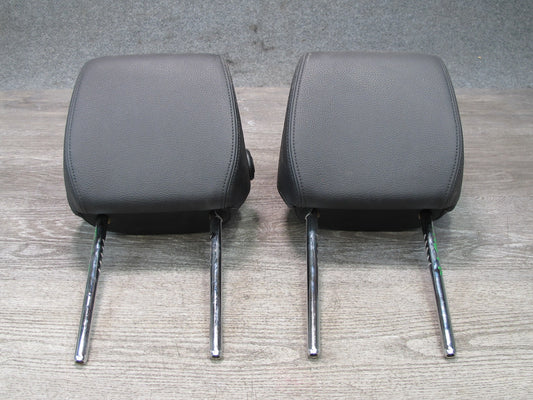 12-18 BMW F30 F31 F34 335i Set of 2 Front Left & Right Seat Leather Headrest OEM
