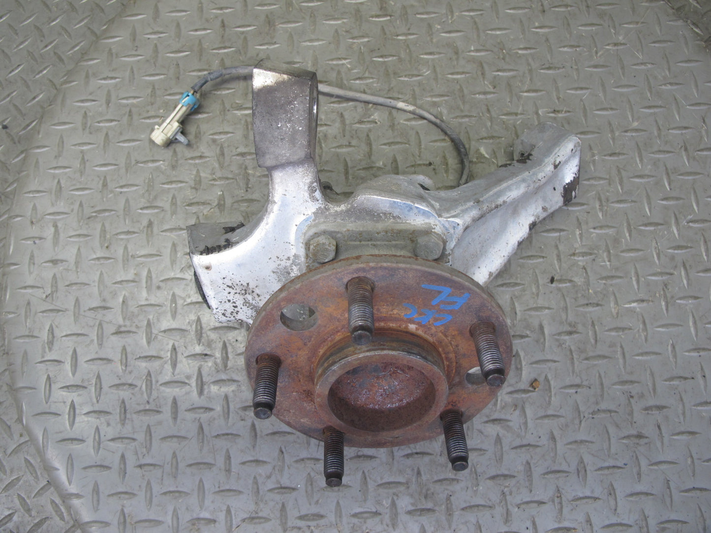 91-96 Chevrolet Corvette C4 Front Left Spindle Knuckle Wheel Hub Bearing OEM