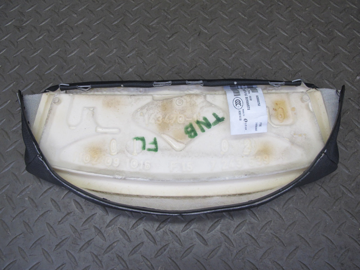 12-18 BMW F30 F31 F34 335i Front Left Sport Seat Lower Leather Cushion Black OEM