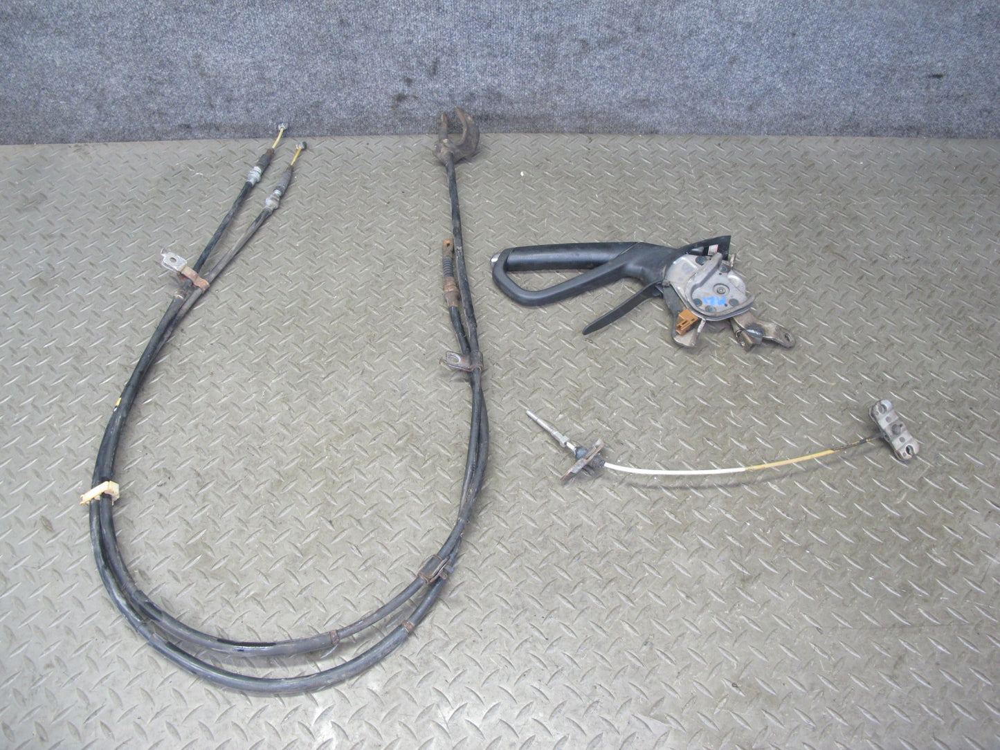 04-08 Mazda RX8 A/T Parking Emergency Brake Handle w Cable Set OEM