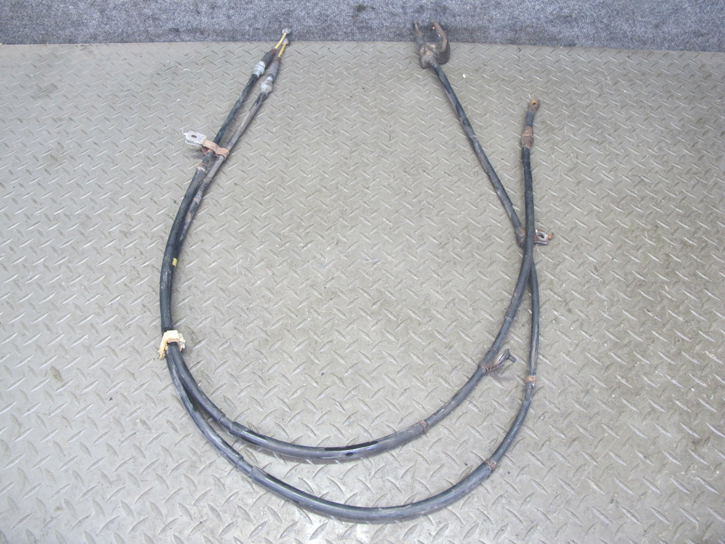 04-08 Mazda RX8 A/T Parking Emergency Brake Handle w Cable Set OEM