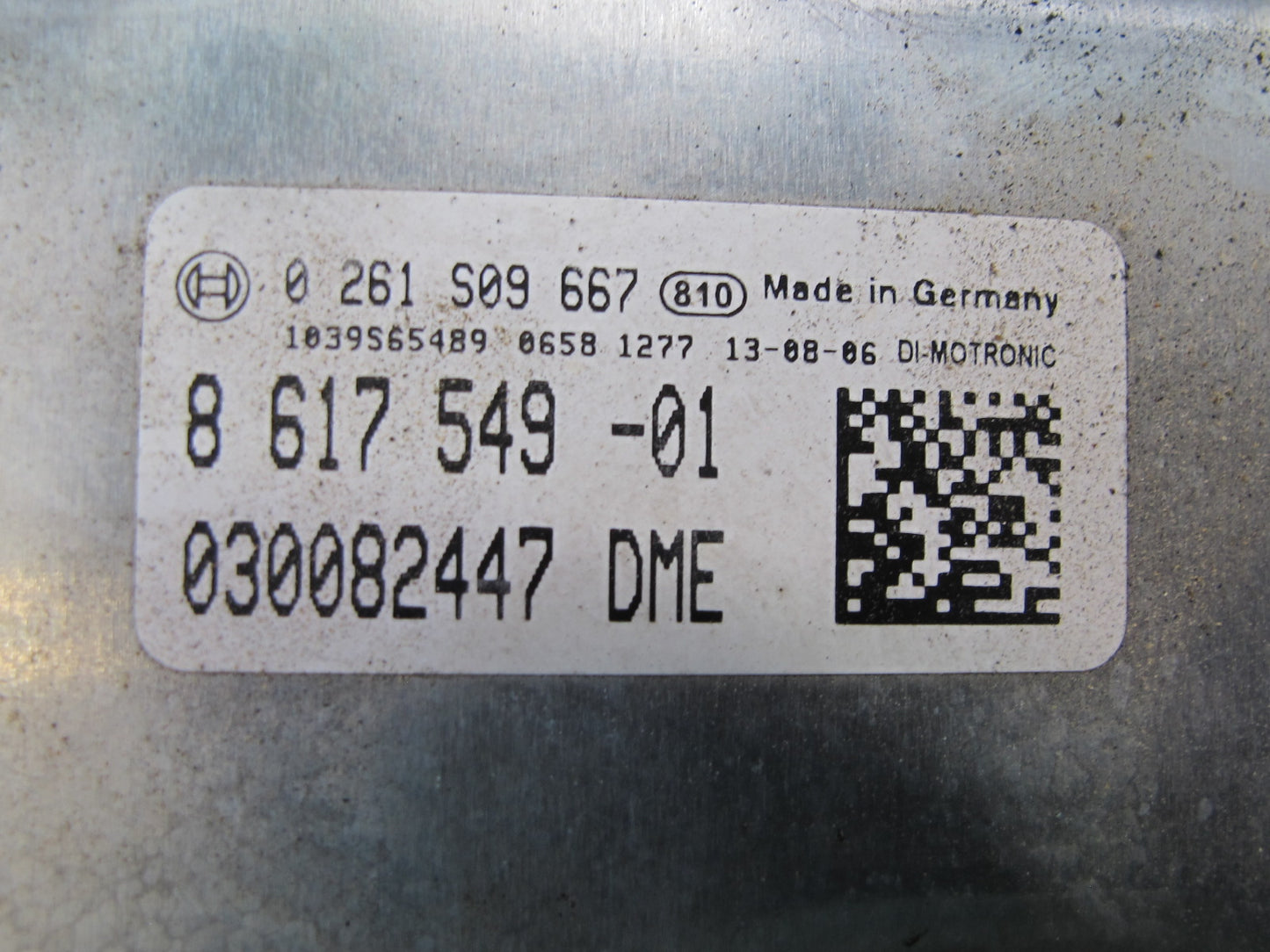 2012-2015 BMW F12 F13 M6 S63T ECU Engine Control Module Unit Computer DME