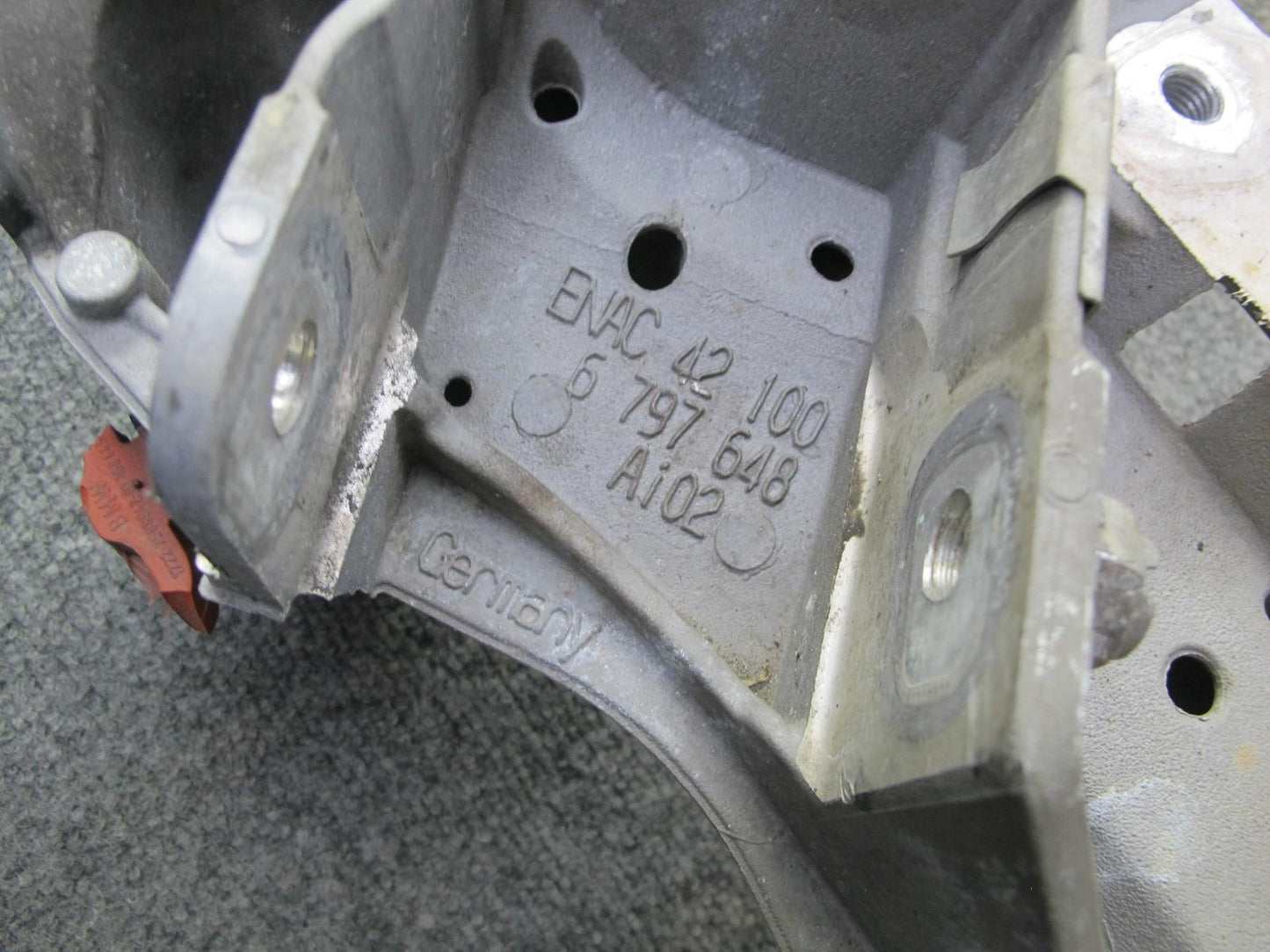 11-16 BMW F07 F10 550XI AWD Front Subframe Crossmember Cradle 103K 6799321 OEM