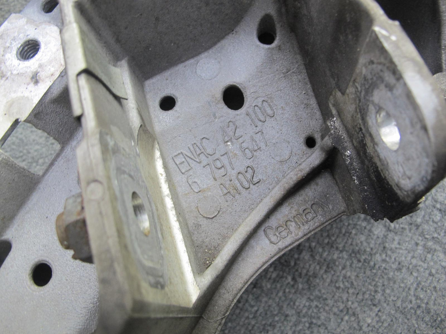 11-16 BMW F07 F10 550XI AWD Front Subframe Crossmember Cradle 103K 6799321 OEM