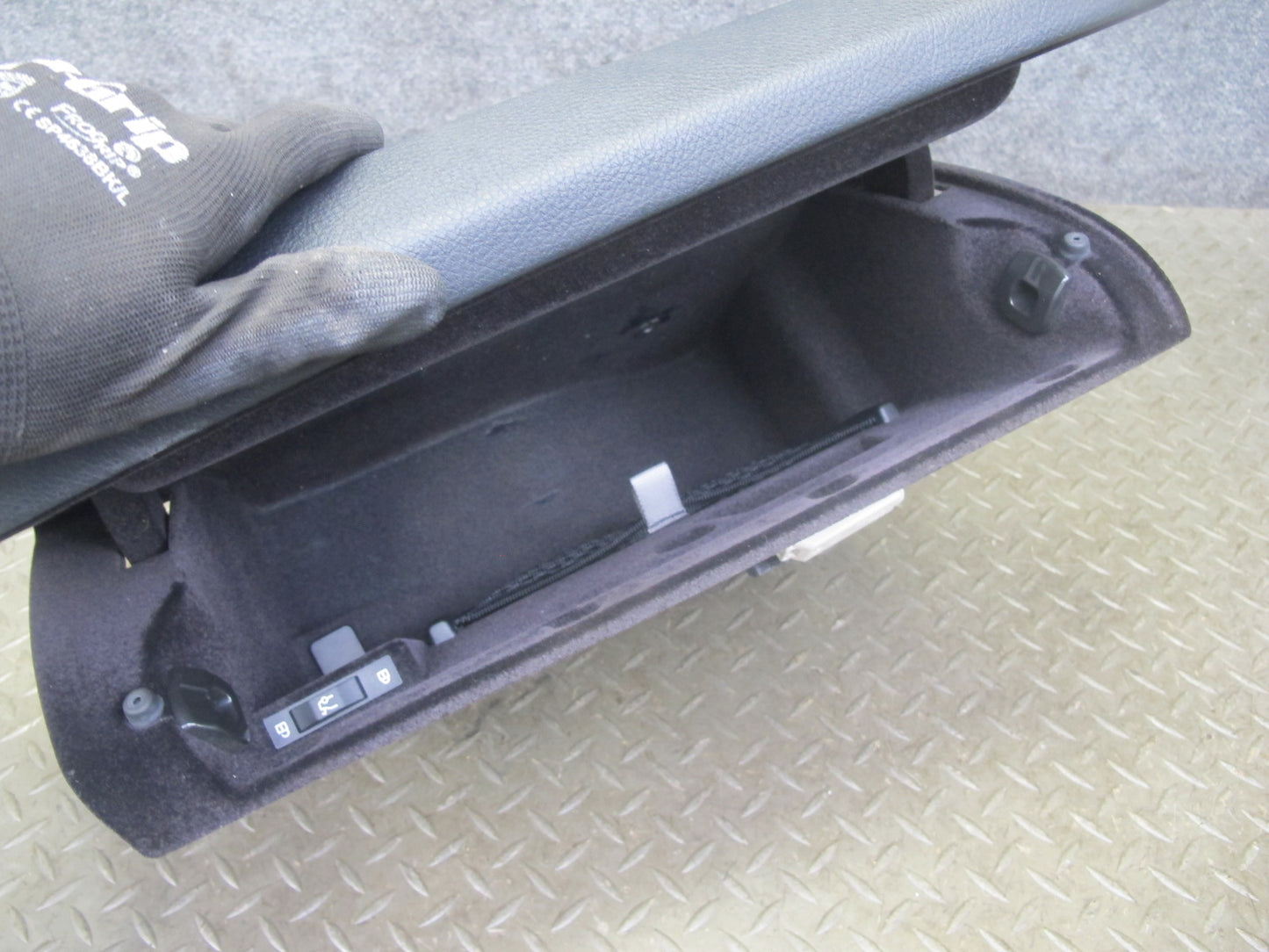 12-18 BMW F30 335I Dash Right Glove Box Compartment Storage Black 9228283 OEM