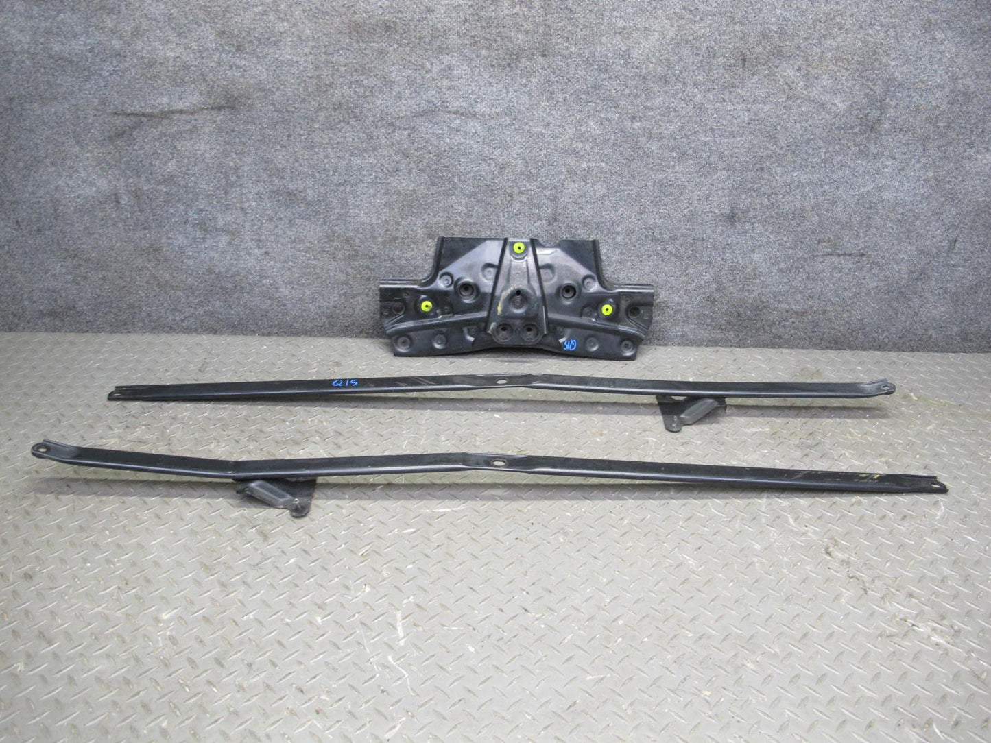 10-15 Lexus IS250 Conv Radiator Splash Shield & Floor Reinforcement Rail Set OEM