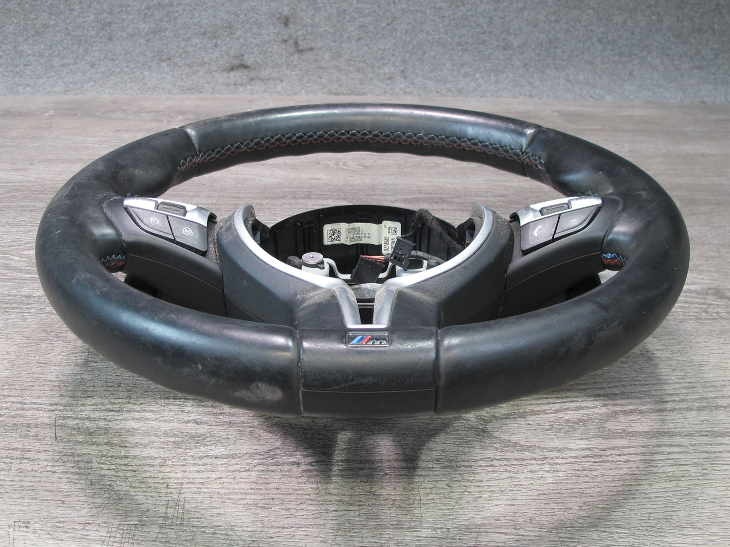 2012-2018 BMW F12 F13 F06 M6 M-sport Leather Steering Heated Black W/ Controls