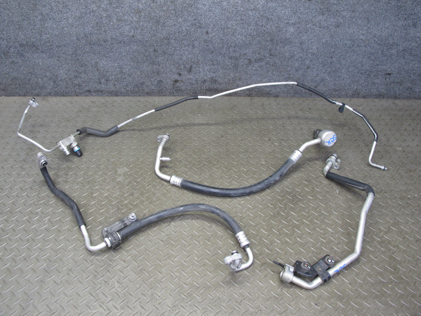 02-10 Lexus Z40 SC430 Set of 4 A/C Air Condition Hose Pipe Line OEM