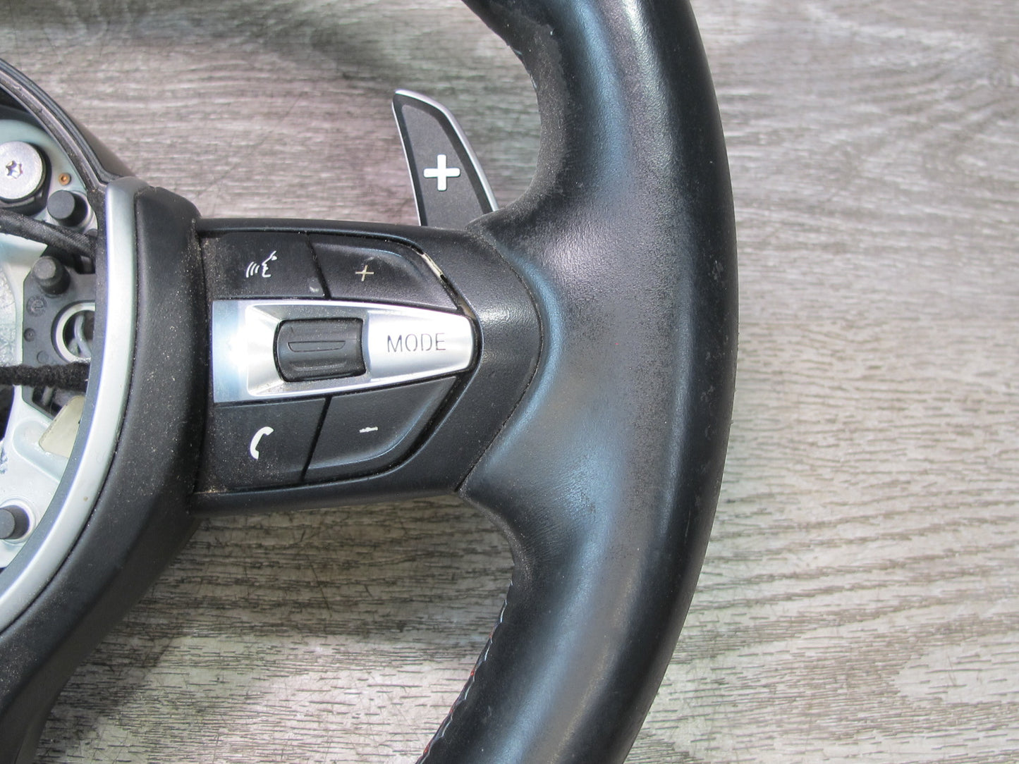 2012-2018 BMW F12 F13 F06 M6 M-sport Leather Steering Heated Black W/ Controls