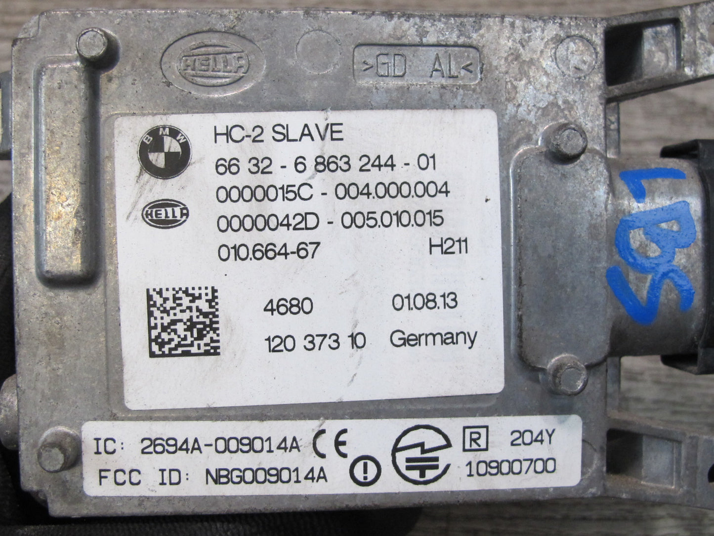 12-15 BMW F12 F13 F06 M6 Left & Right Blind Spot Radar Sensor Control Module Set