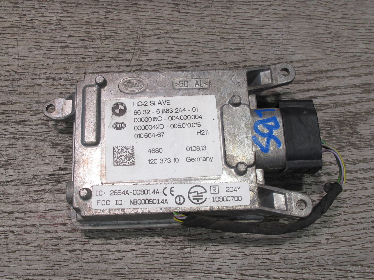 12-15 BMW F12 F13 F06 M6 Left & Right Blind Spot Radar Sensor Control Module Set