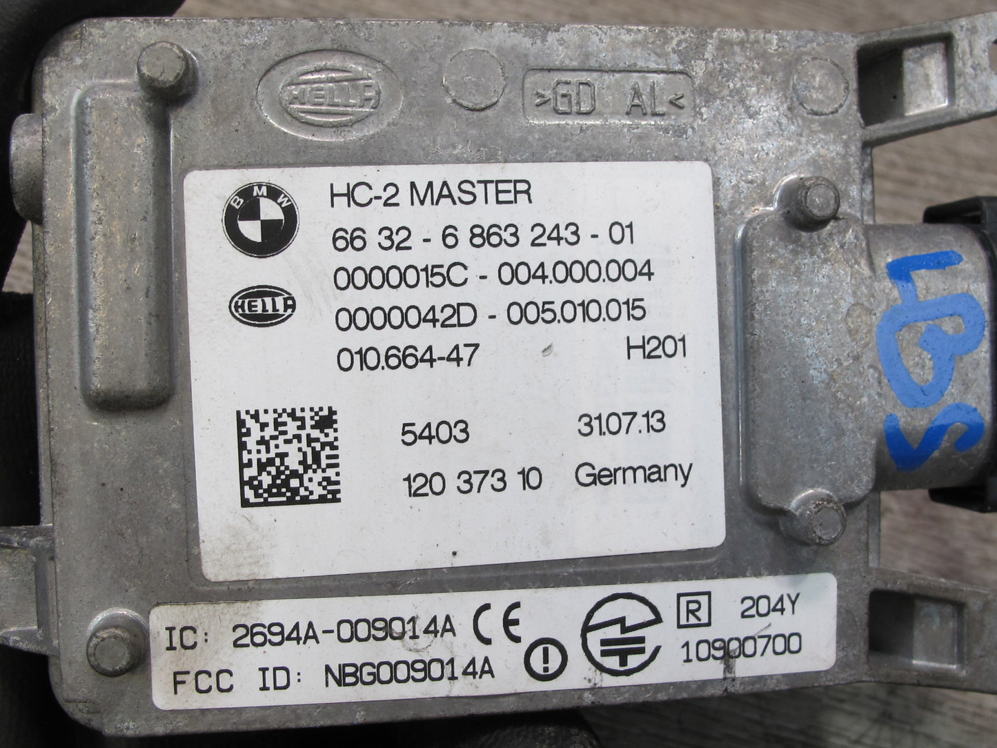 12-15 BMW F12 F13 F06 M6 Left & Right Blind Spot Radar Sensor Control Module Set