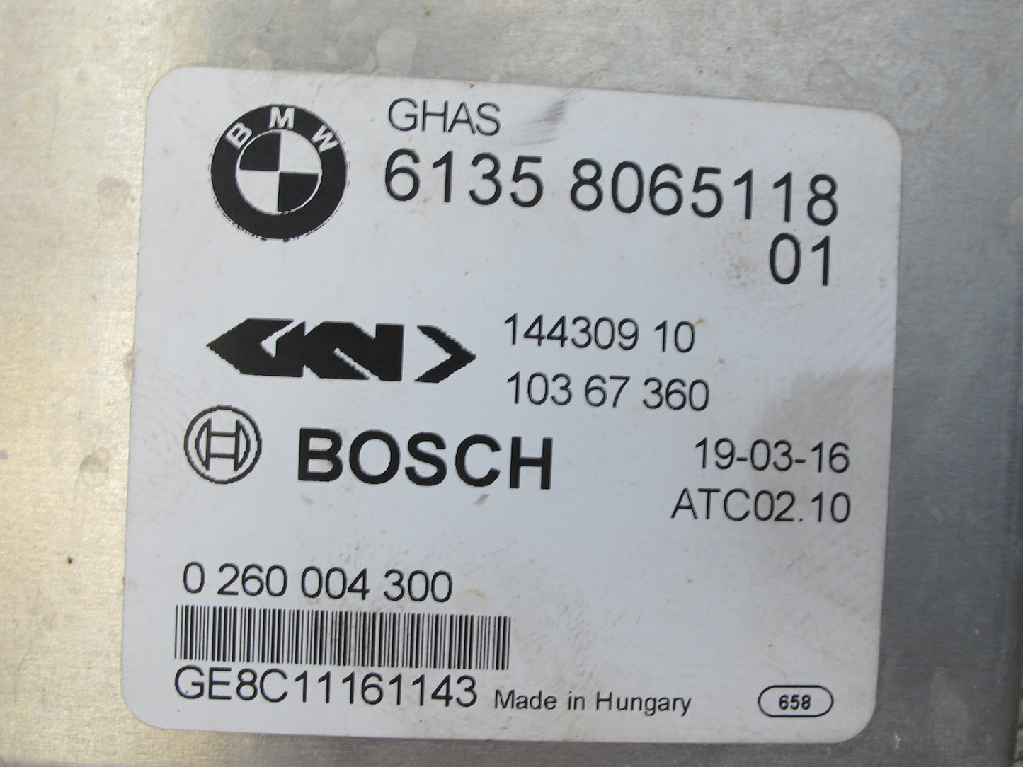 2012-2018 BMW F12 F13 F06 M6 Rear Differential Lock Control Module Unit