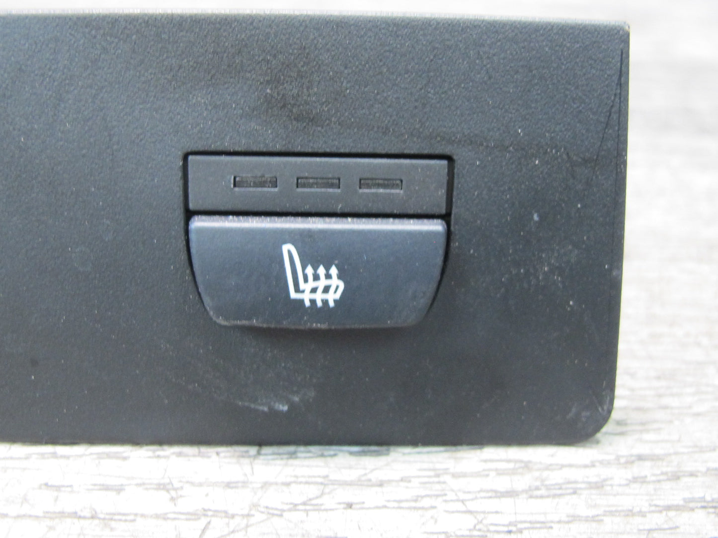 11-17 BMW F25 X3 Rear Center Console Heated Seat Switch w Power Outlet OEM