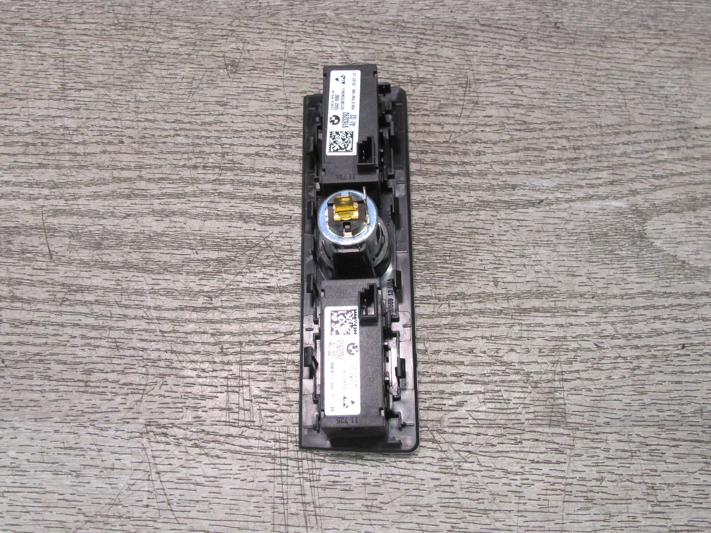 11-17 BMW F25 X3 Rear Center Console Heated Seat Switch w Power Outlet OEM