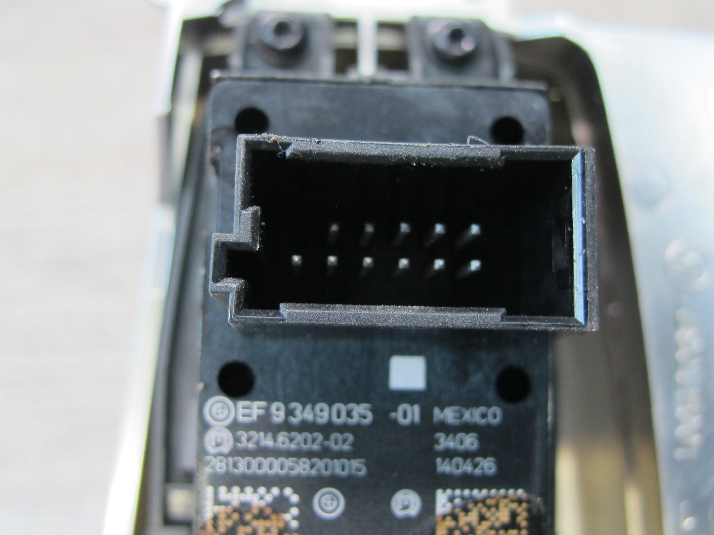 11-17 BMW F25 X3 Emergency Parking Brake Auto Hold Control Switch 9349035 OEM