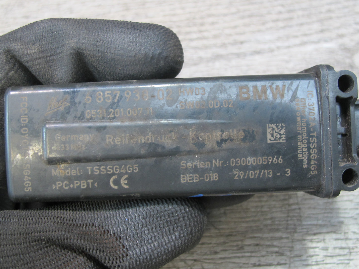 2012-2015 BMW F12 F13 F06 M6 Tire Pressure Monitor Control Unit RDC Sensor