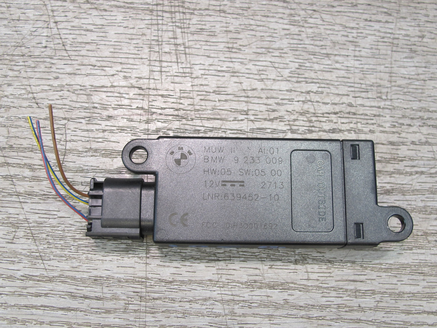 2012-2018 BMW F12 M6 Convertible DWA Anti Theft Alarm Control Module Unit Set