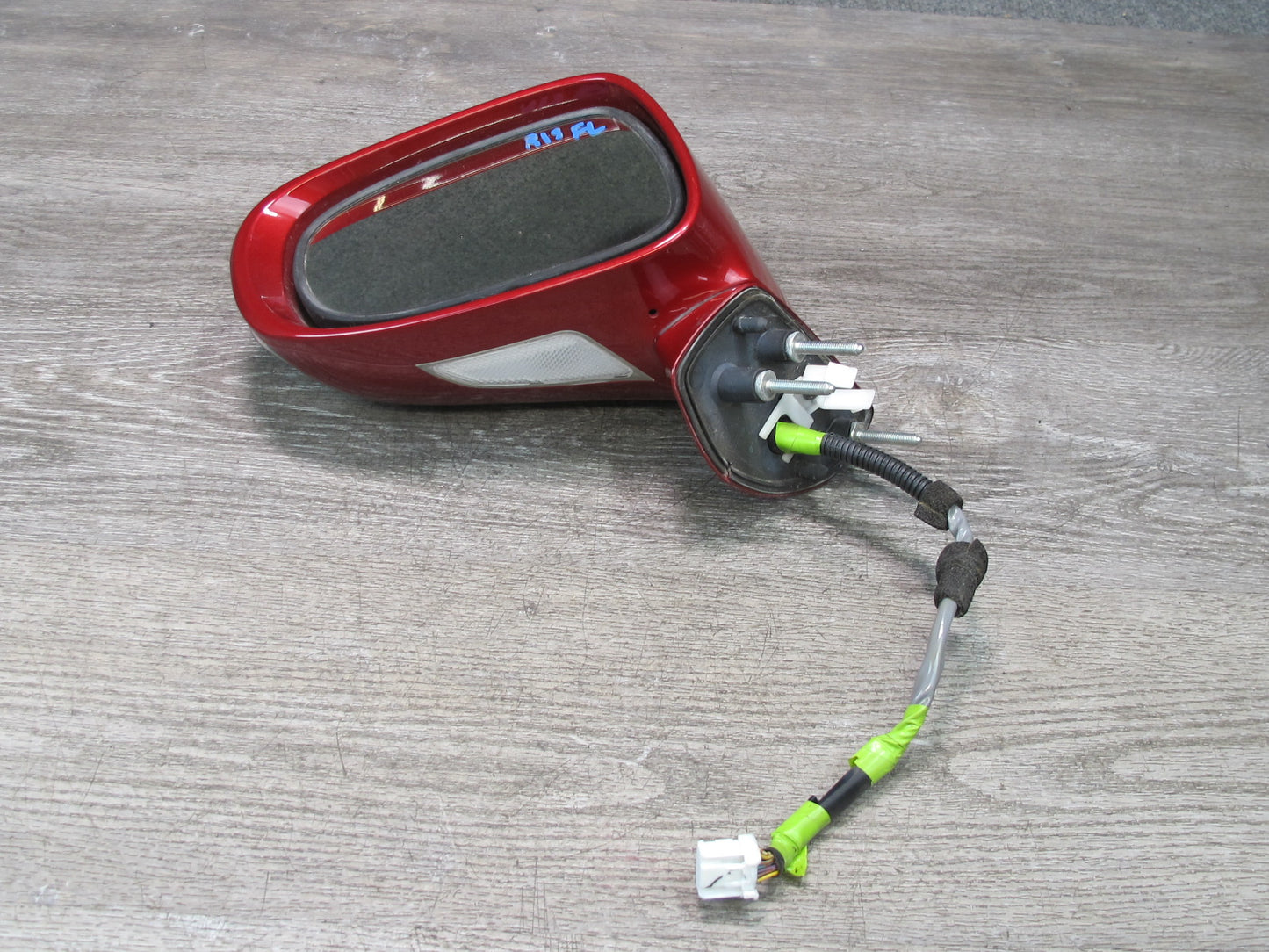 10-11 Lexus IS350 IS250 Convertible Front Left Side Exterior Door Mirror RED OEM