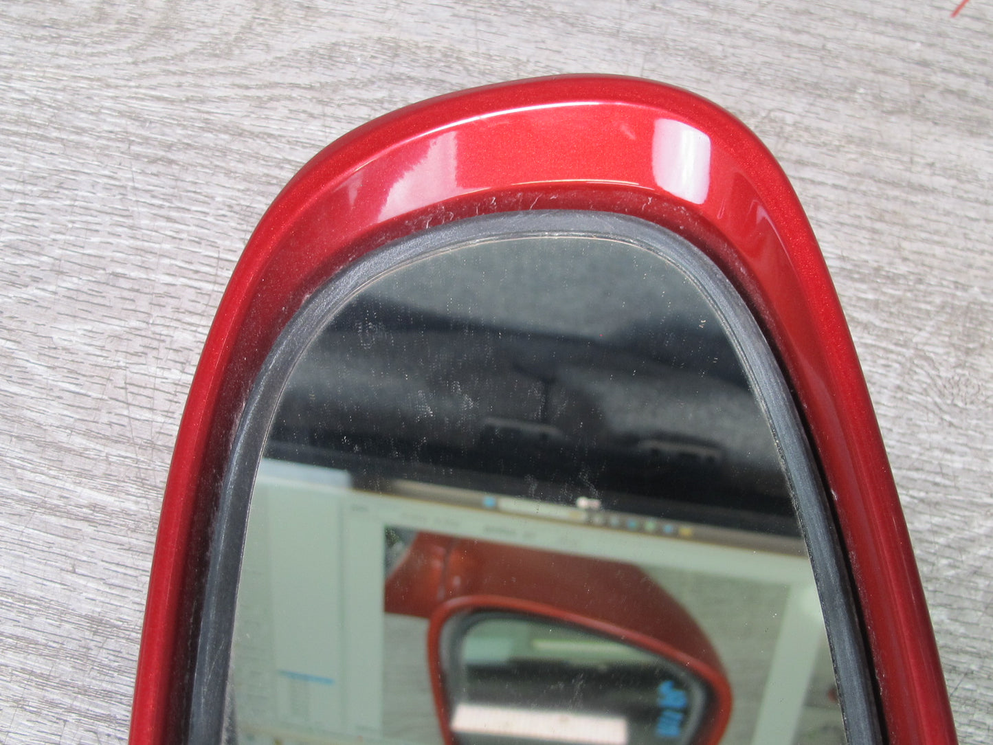 10-11 Lexus IS350 IS250 Convertible Front Left Side Exterior Door Mirror RED OEM