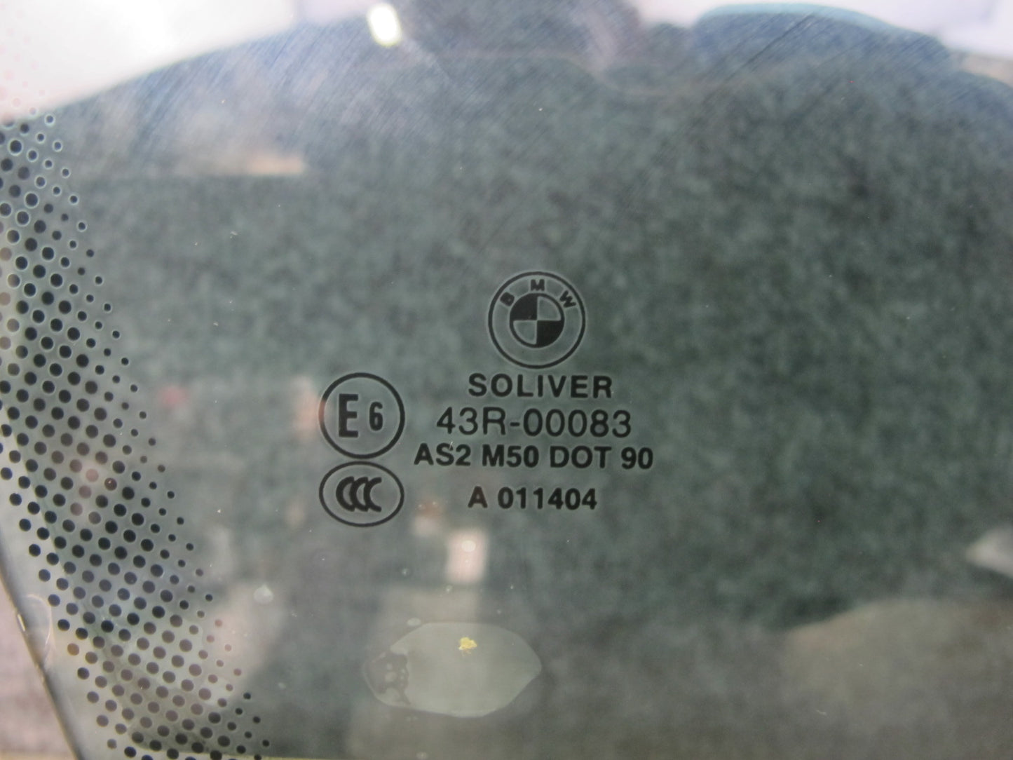 2012-2018 BMW F12 F13 M6 Front Right Passenger Side Door Glass Window
