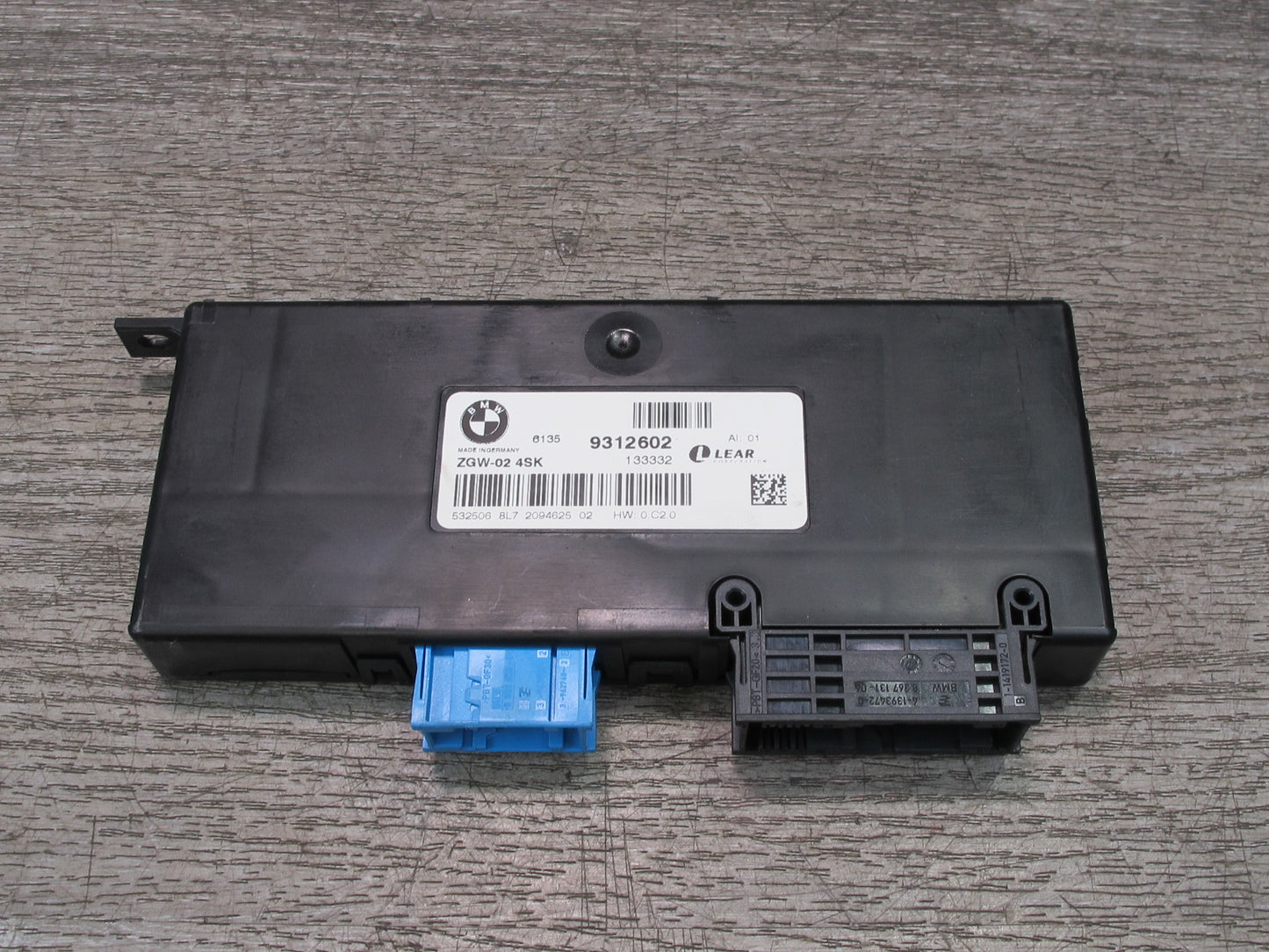 11-17 BMW F25 X3 Central Gateway Control Module 9312602 OEM