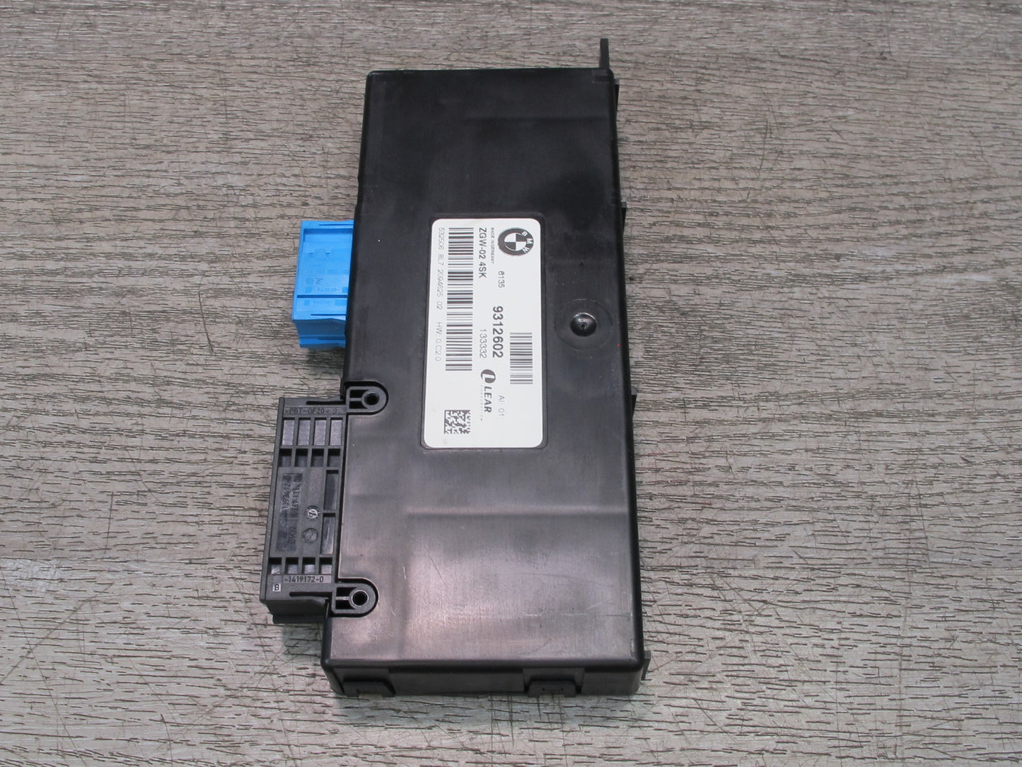 11-17 BMW F25 X3 Central Gateway Control Module 9312602 OEM