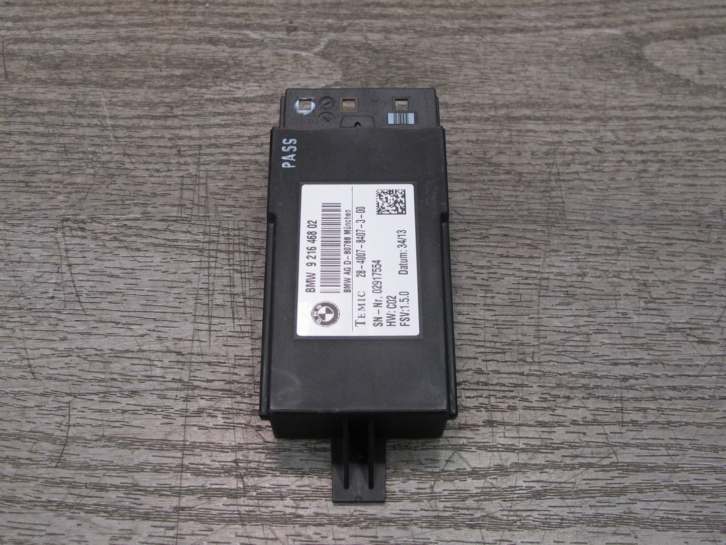 11-17 BMW F07 F10 F11 F25 X3 Heated Seat Control Module 9216468 OEM