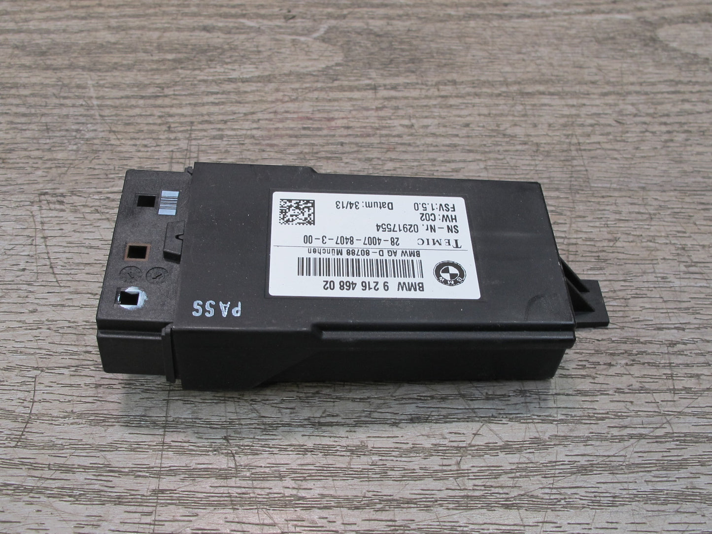11-17 BMW F07 F10 F11 F25 X3 Heated Seat Control Module 9216468 OEM