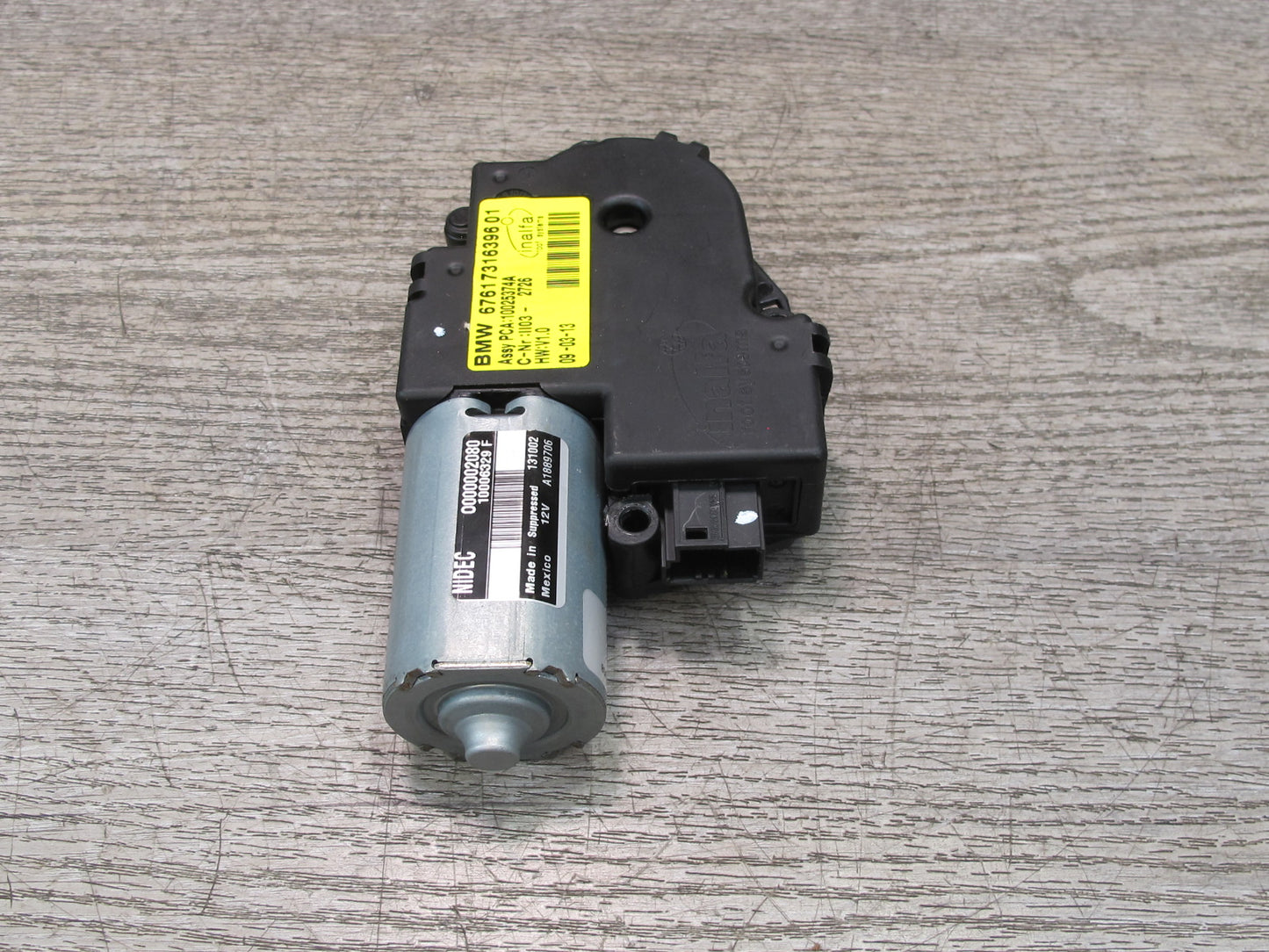 11-17 BMW F25 X3 Sunroof Motor Drive Unit 7316396 OEM