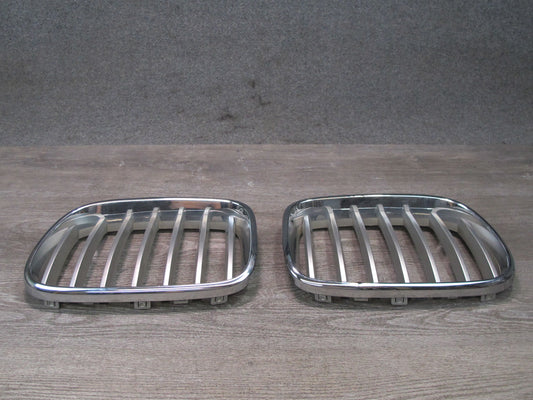 11-17 BMW F25 X3 Set of 2 Front Left & Right Hood Kidney Grille OEM