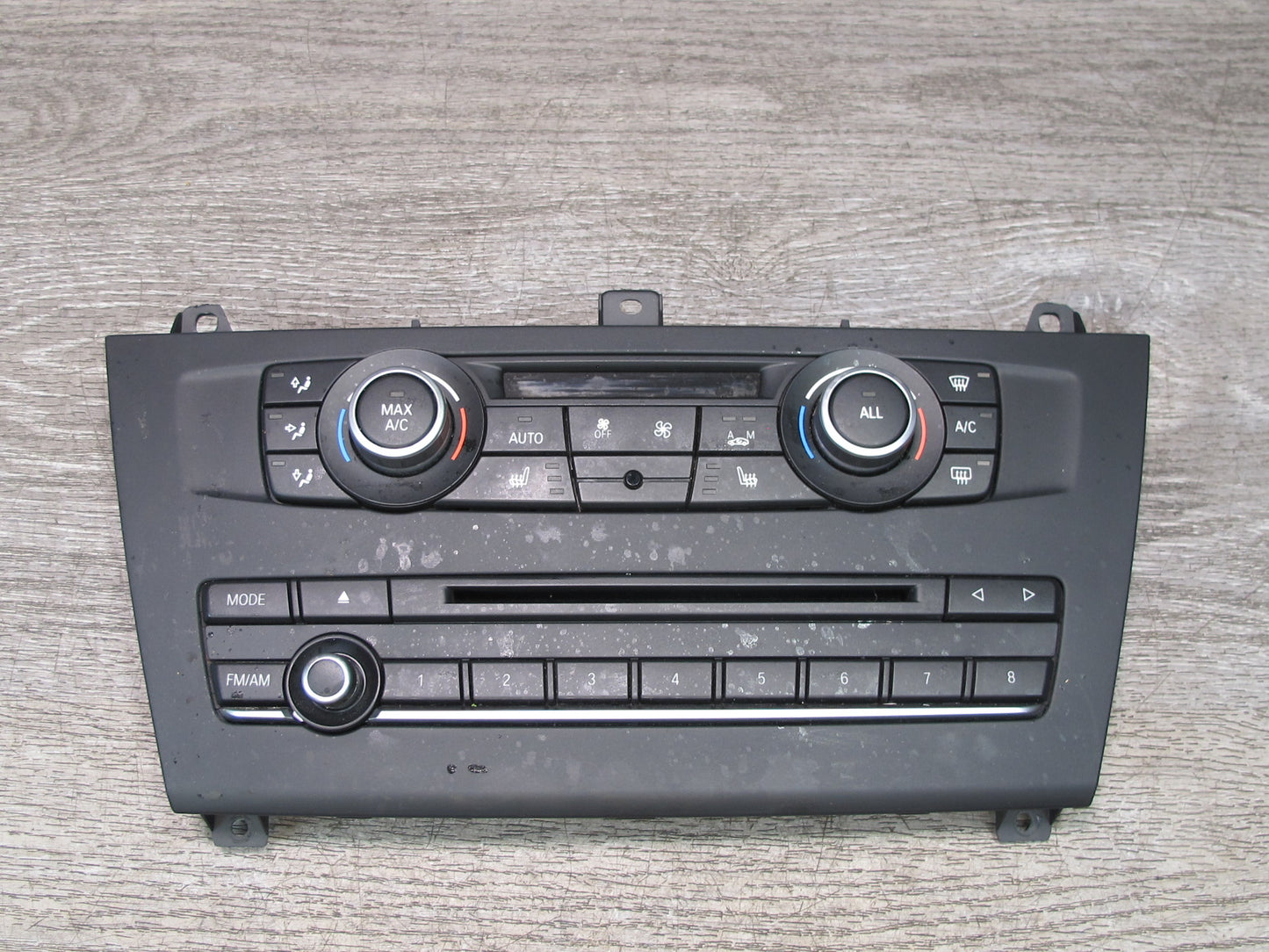 11-17 BMW F25 X3 A/C Heater Climate Radio CD Player Control Switch Panel OEM