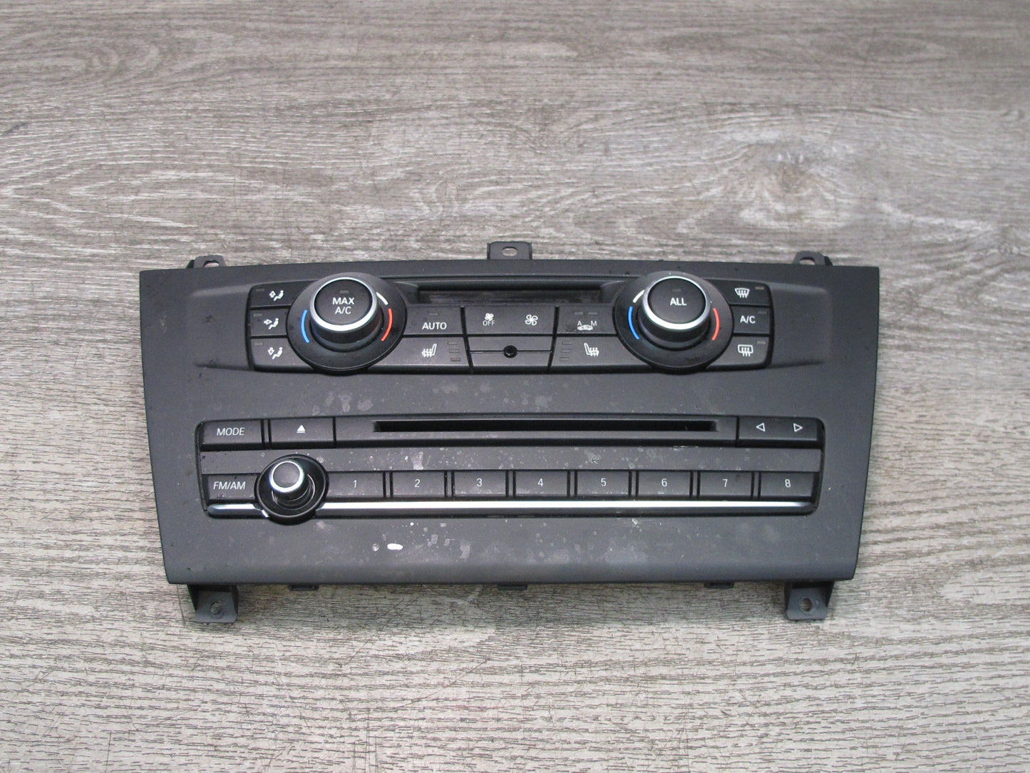 11-17 BMW F25 X3 A/C Heater Climate Radio CD Player Control Switch Panel OEM
