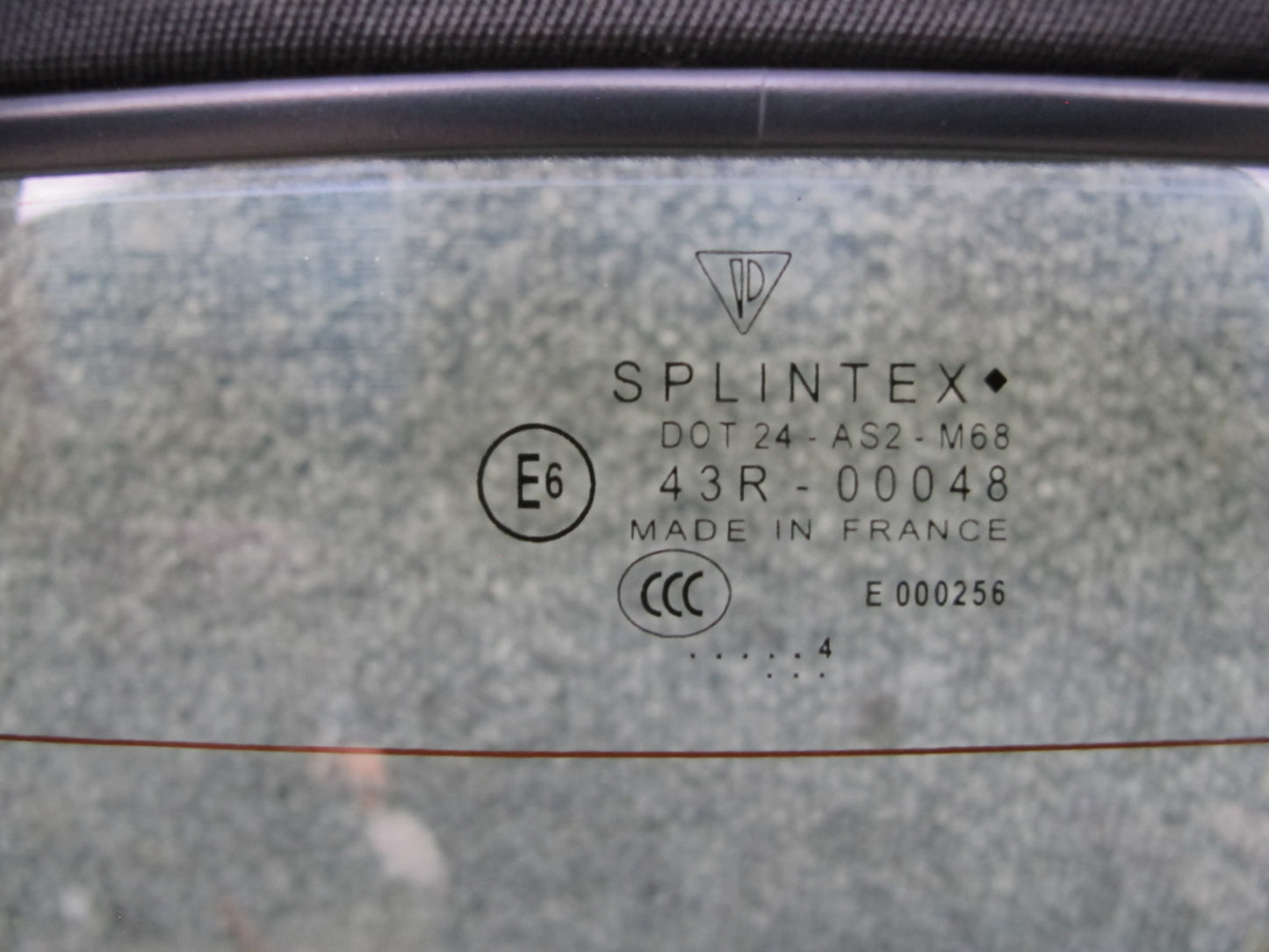 1999-2005 Porsche 911 Carrera 996 Convertible Rear Back Windshield Window Glass