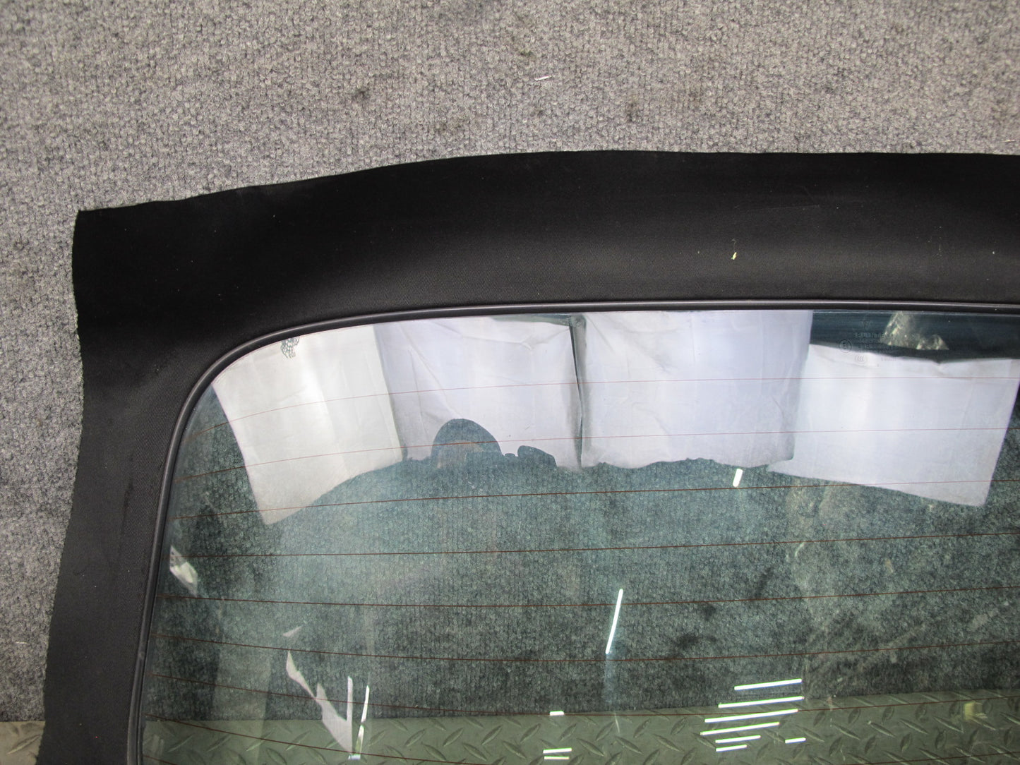 1999-2005 Porsche 911 Carrera 996 Convertible Rear Back Windshield Window Glass