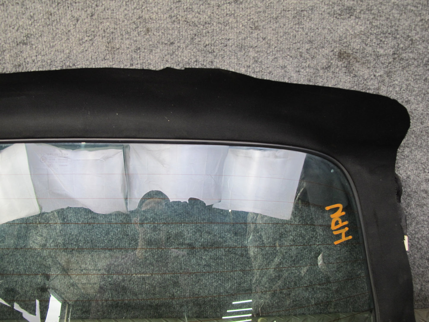 1999-2005 Porsche 911 Carrera 996 Convertible Rear Back Windshield Window Glass