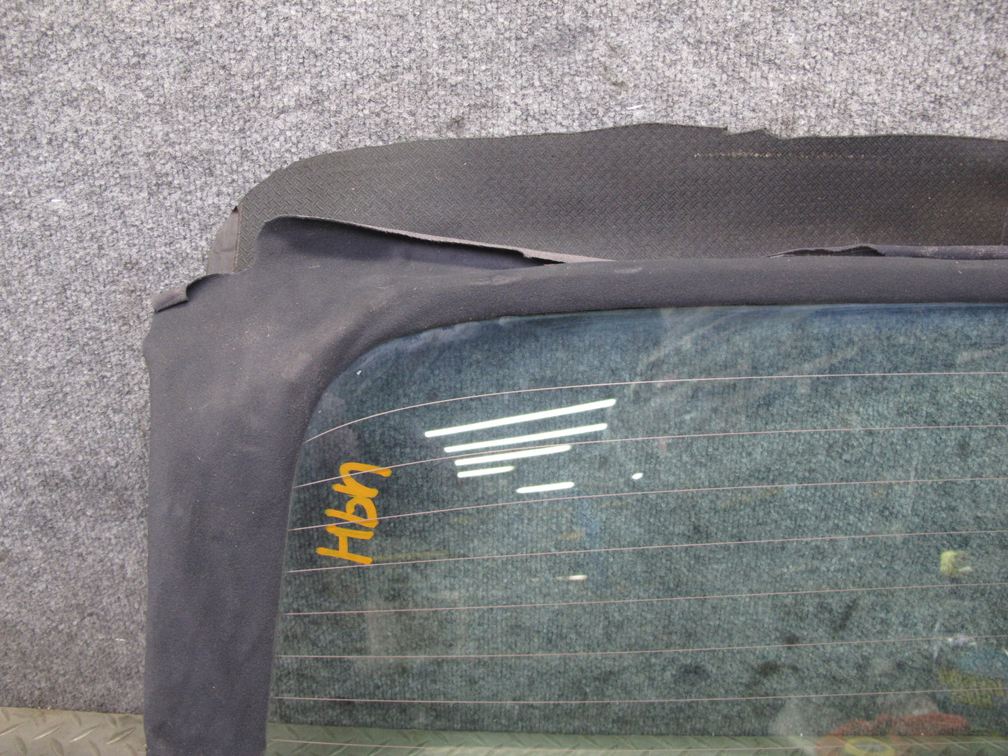 1999-2005 Porsche 911 Carrera 996 Convertible Rear Back Windshield Window Glass