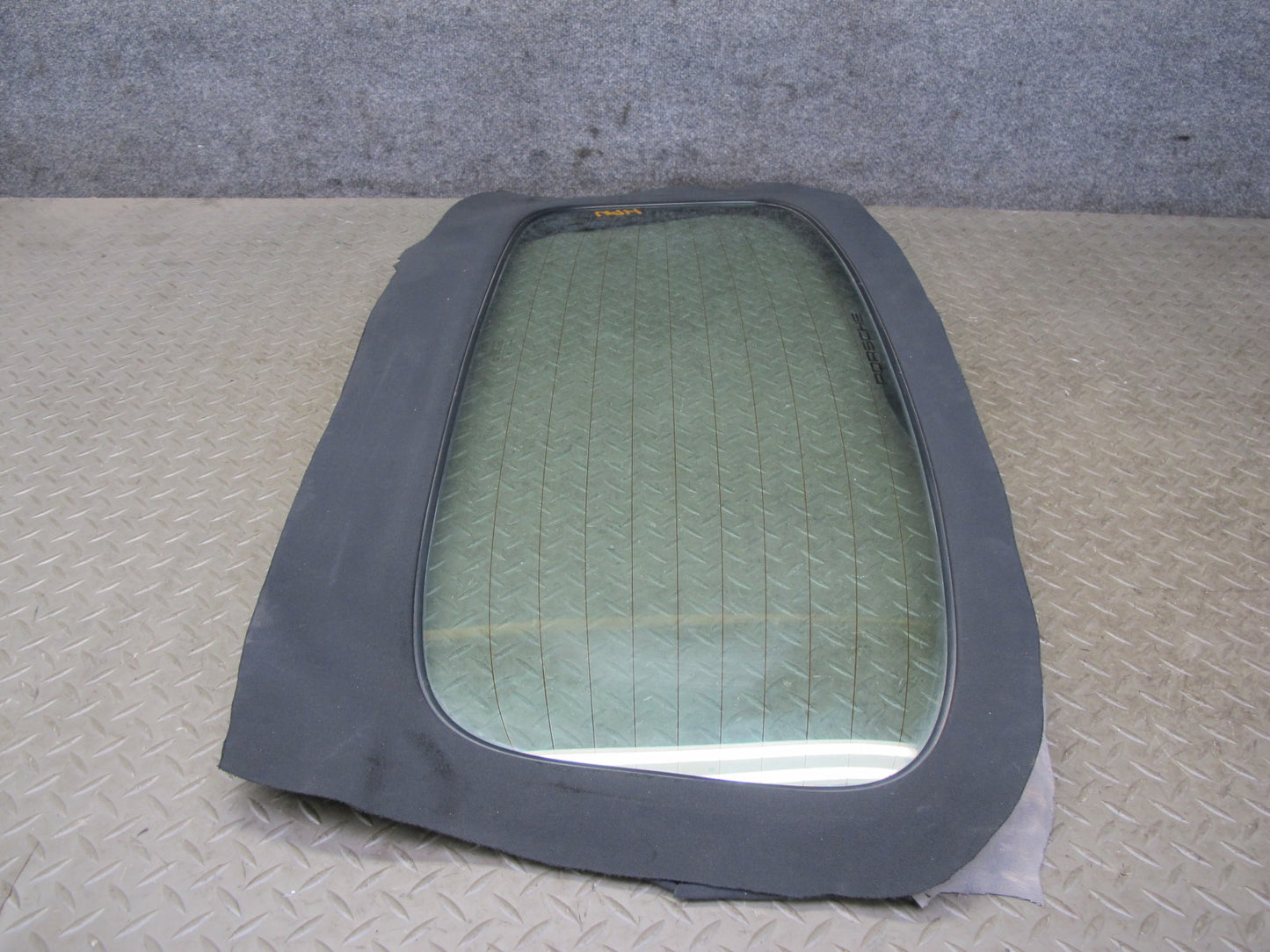 1999-2005 Porsche 911 Carrera 996 Convertible Rear Back Windshield Window Glass