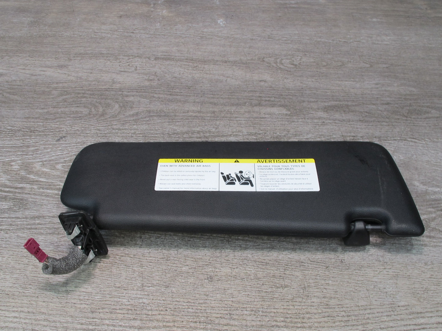 11-17 BMW F25 X3 Set of 2 Front Left & Right Sun Visor Black OEM