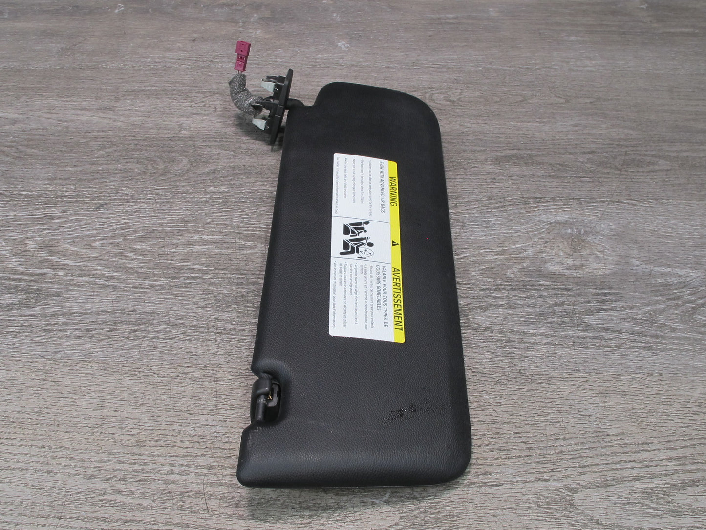 11-17 BMW F25 X3 Set of 2 Front Left & Right Sun Visor Black OEM