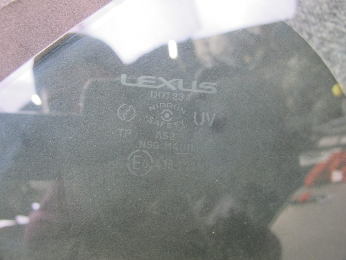 02-10 Lexus Z40 SC430 Rear Right Quarter Glass Window OEM
